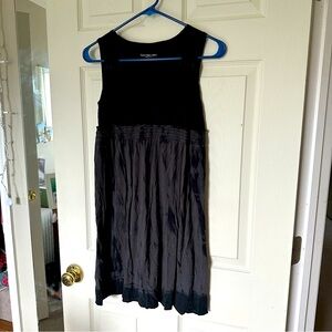 Calvin Klein black tie dye dress coverup
